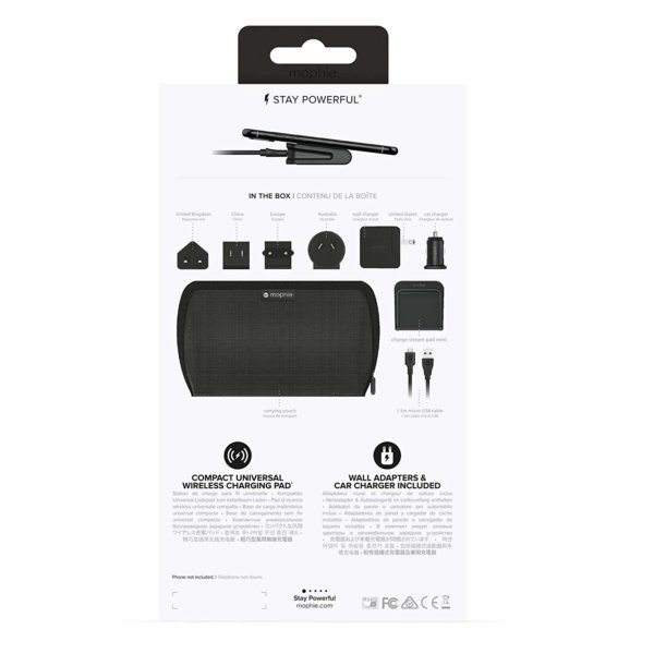 Mophie Charge Stream Global Travel Kit