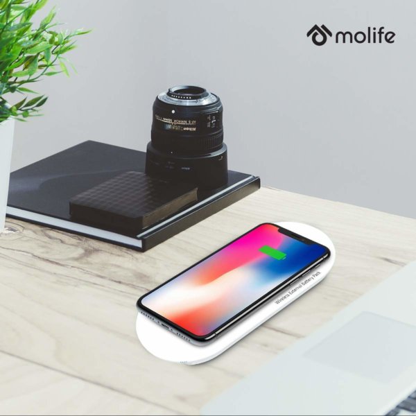 Molife Ark Smart Wireless Quick Charging Li-Polymer Power Bank with 1 USB Output Port