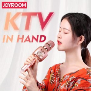 JOYROOM JR-MC2 Universal Wireless KTV Microphone Speaker Support Aux / TF Card
