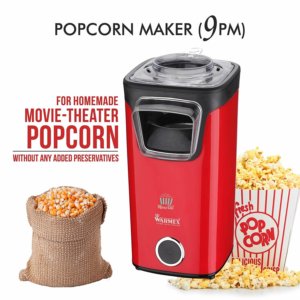 Warmex Home Appliances Plastic Popcorn Maker 1100 watts,