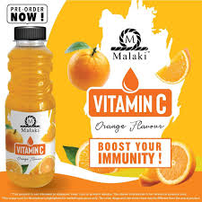 Malaki Vitamin C Orange Flavoured Water