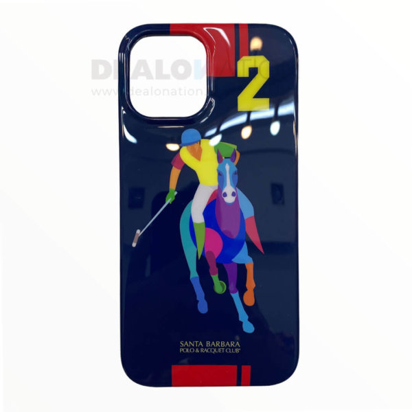 Santa Barbara Polo Racquet Jockey Series iPhone 12 Series – High Gloss, Blue