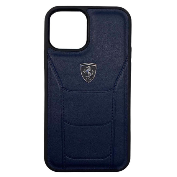 Ferrari Heritage Leather Case for iPhone 12 Series