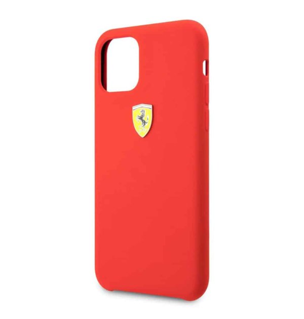 Ferrari Apple iPhone Silicone Velvet Touch For iphone 12 Series